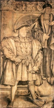  Younger Painting - Henry VIII and Henry VII Renaissance Hans Holbein the Younger